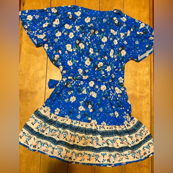 NWOT Girls Size L Pinkiwine Wraparound Flower Dress - Picture 16 of 16